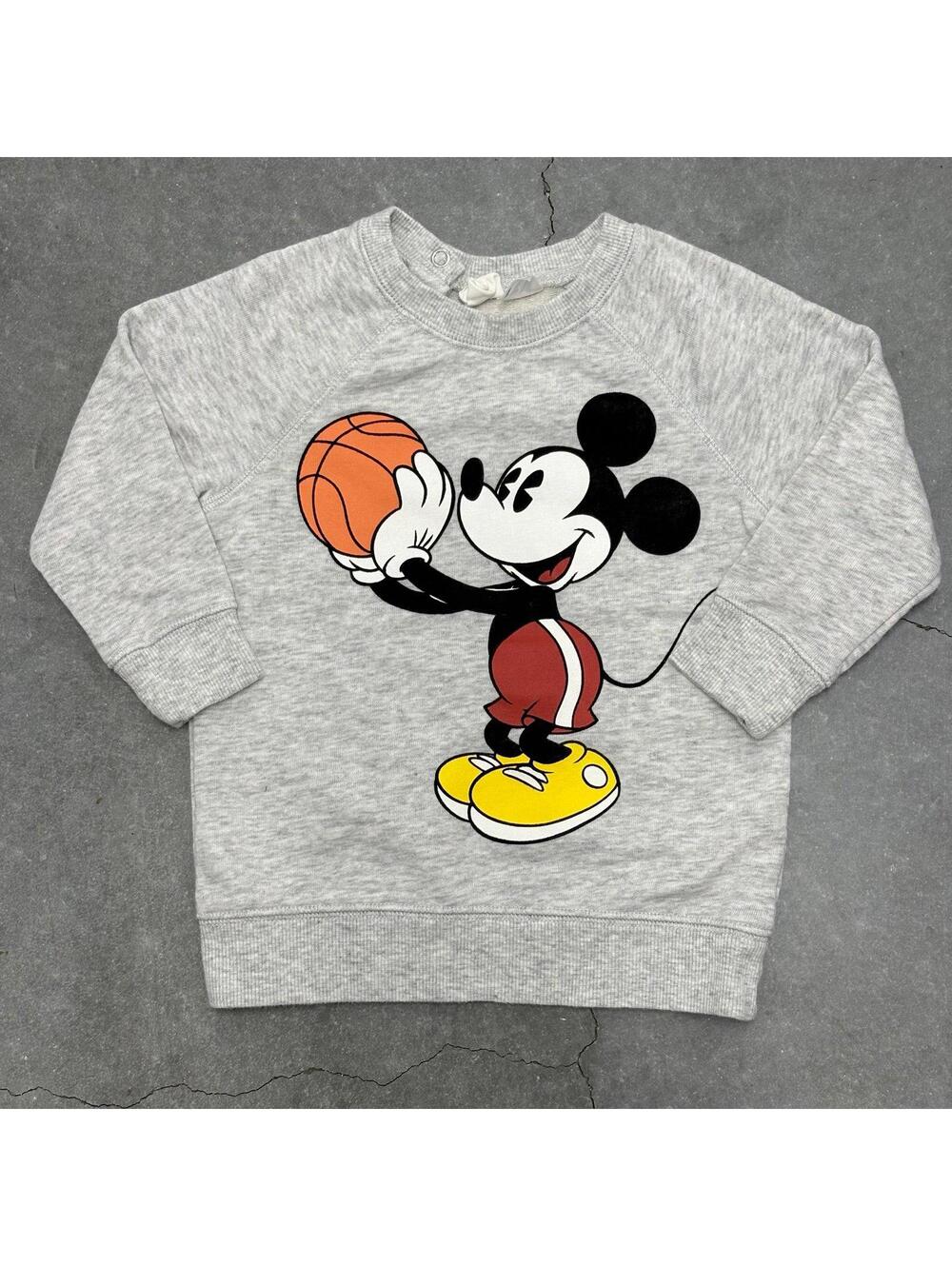 H&M Disney Baby Mickey Mouse Crewneck Sweater